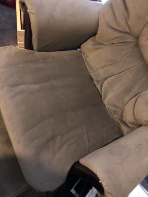 shermag alexis glider rocker and ottoman combo