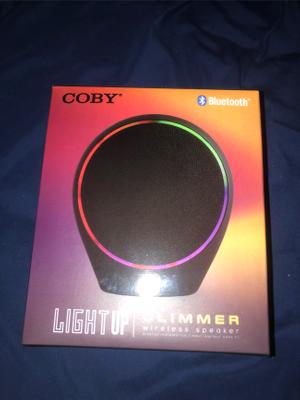coby glimmer light up bluetooth speaker