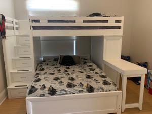 rooms to go ivy league bunk bed