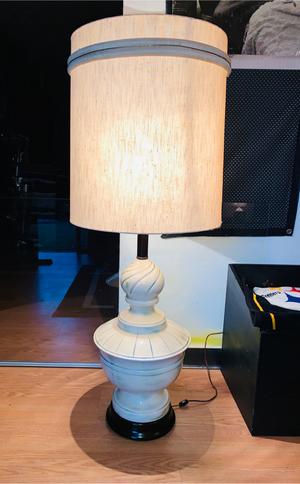 Faux Wood Vintage Uplight Lamp Hampton Bay 10 in