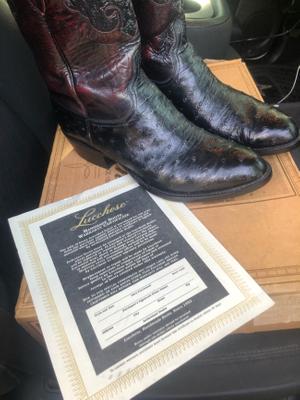 blackjack ostrich boots