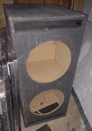 cardboard subwoofer box