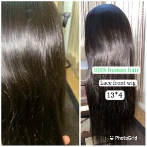 Straight Remy Human hair lace wig