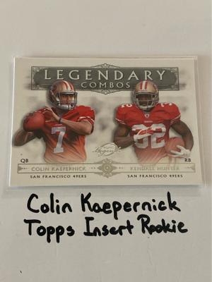 Colin Kaepernick San Francisco 49ers QB Topps Short Print Insert Rookie Card. 