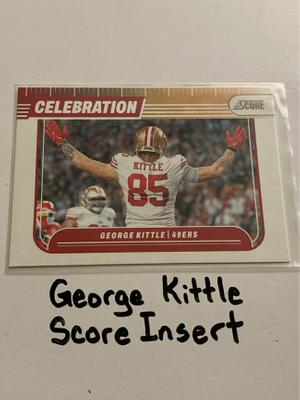 George Kittle San Francisco 49ers All-Pro TE Score Short Print Insert Card. 