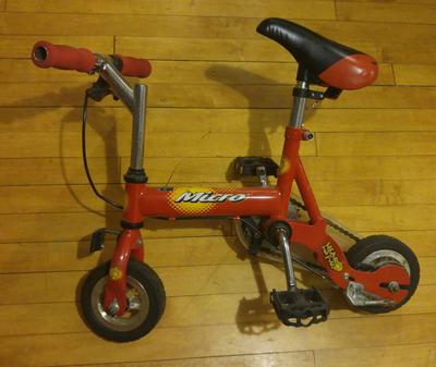 Red Huffy Micro Hear No Evil Monkey 