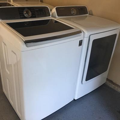 GORGEOUS SAMSUNG AQUAJET VRT HE XXL WASHER AND STEAM DRYER SET for sale