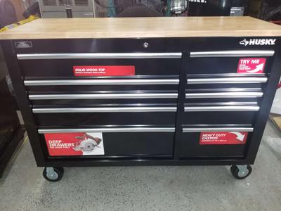 husky 52 10 drawer mobile workbench husky 52 10 drawer mobile workbench