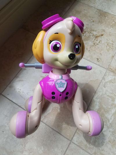 paw patrol zoomer skye interactive pup
