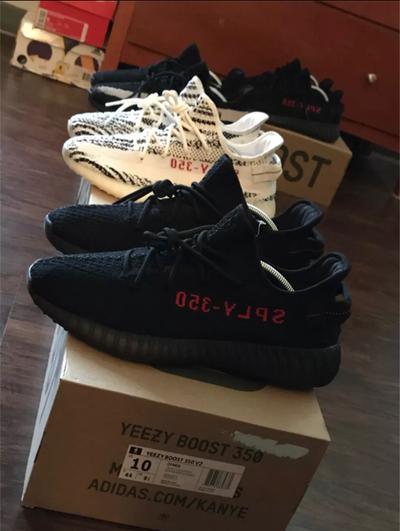 bred yeezy size 10