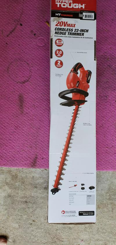 hyper tough hedge trimmer