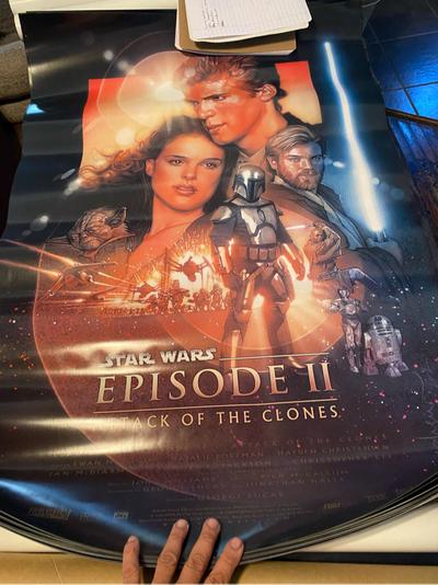 Star Wars Attack of the clones episode two poster for sale in Anaheim ...