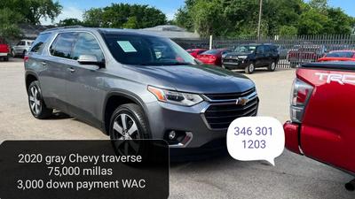 2020 gray CHEVY TRAVERSE 75,000 millas 3,000 down payment WAC for sale ...