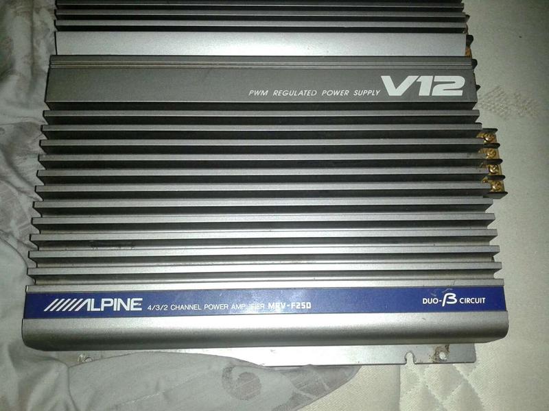 Alpine amp mrvf250 V12 4/3/2 channel for sale in Millsap, TX 5miles