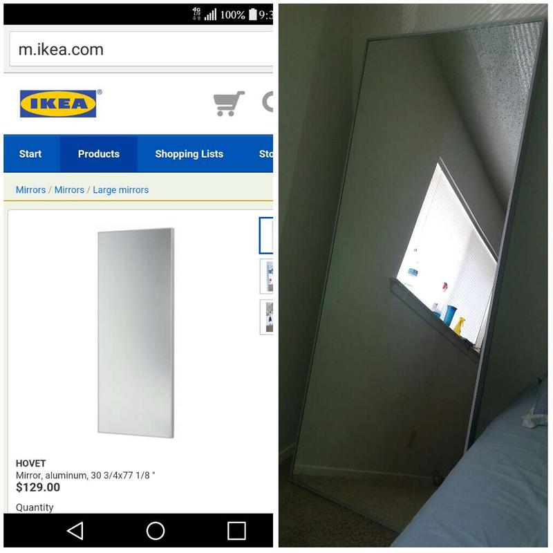 Hovet Mirror Aluminum 30 3 4 X 77 1 8 For In Arlington Tx 5miles And Hovet Mirror Aluminum 30 3 4 X 77 1 8, 30 X 77 Mirror