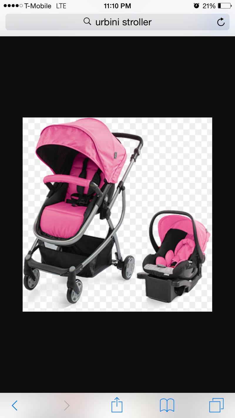 urbini stroller pink
