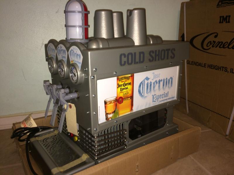 **NEW**Cornelius Cold Shot 3 Bottle Commercial Chilled Liquor Shot