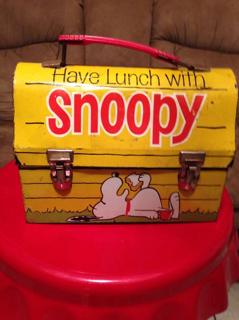 snoopy lunch box 1968