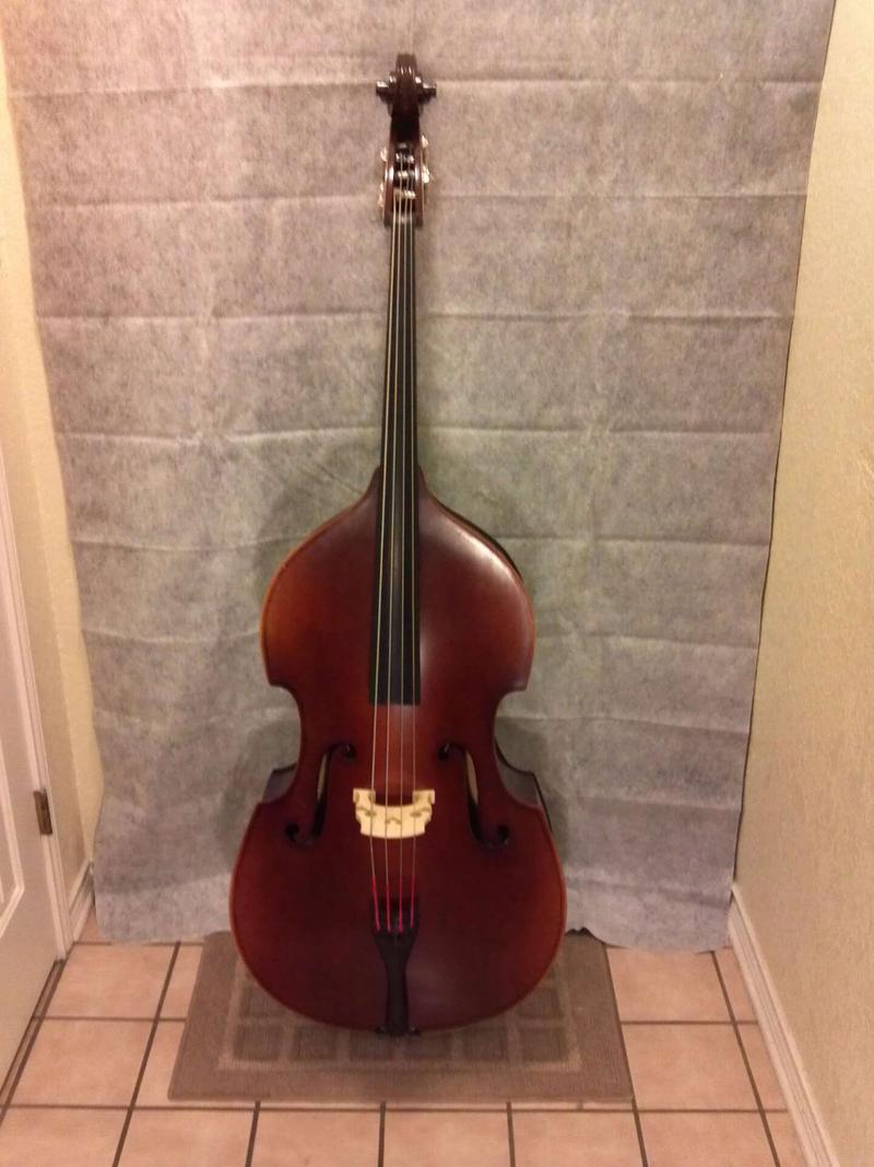 Knilling Bucharest 1/4 Double Upright Bass Antonius Stradivarius Design