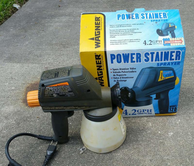 Wagner Power Stainer Sprayer 4.2 GPH 