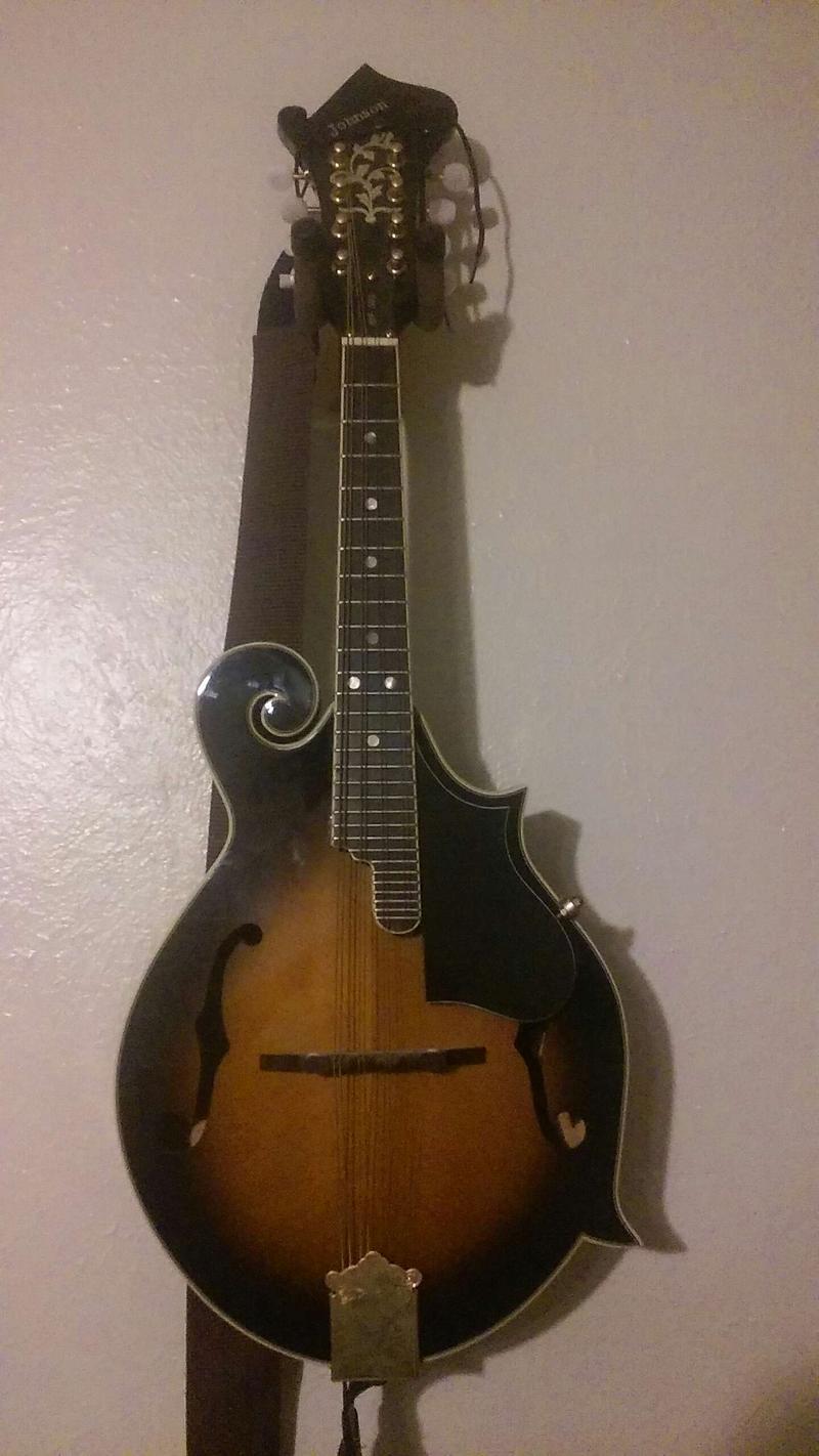 Johnson MF300 (like new early 90's) Fstyle Mandolin Custom