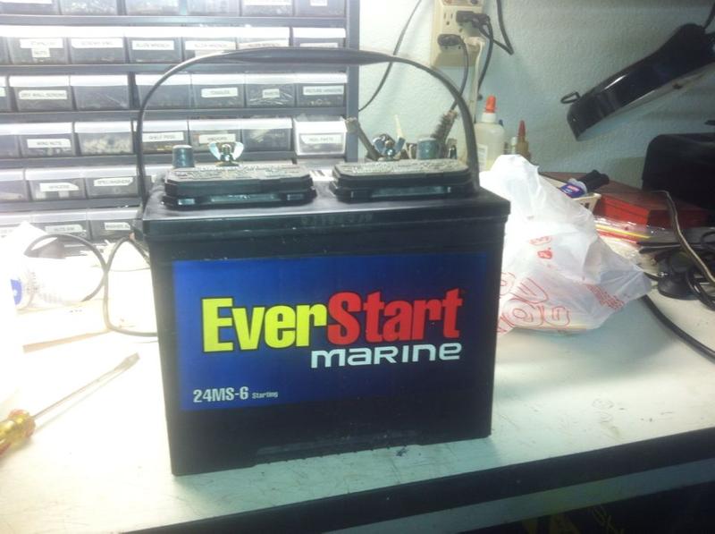 Everstart Marine 24MS6 battery 625 cranking amps for sale in Burleson