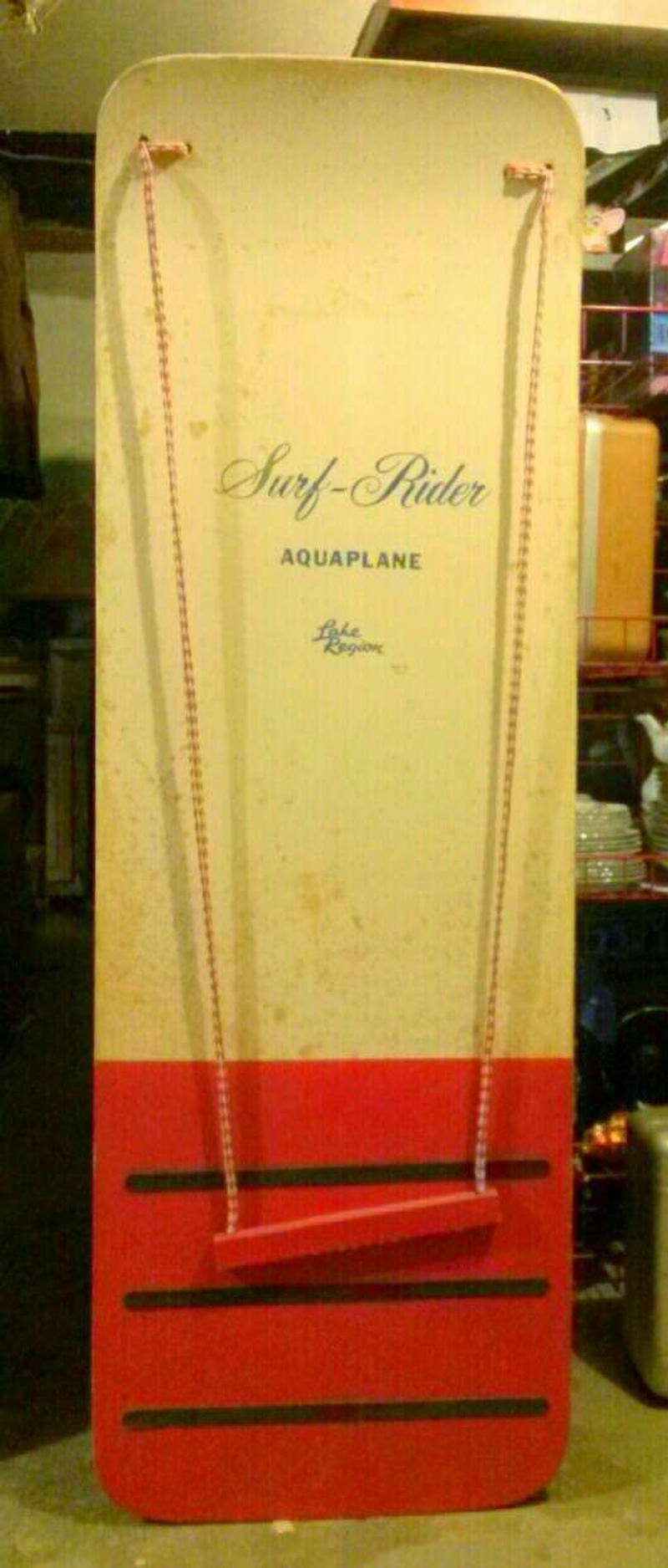 Vintage 30s or 40s Surf Rider Aquaplane Surfboard, surfin USA for sale