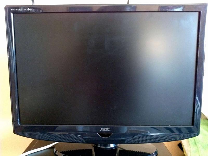 HDTV AOC Envision Series monitor with remote for sale in