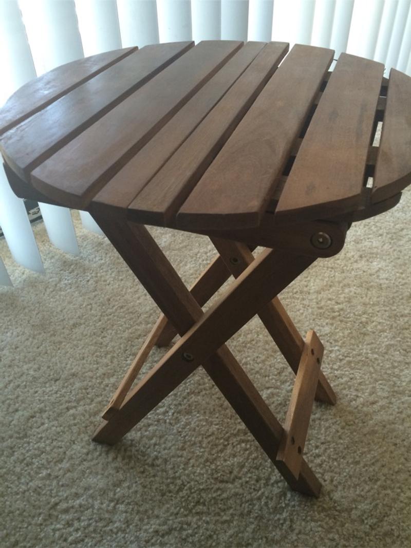 TJ MAXX Outdoor Wood Plant/Table Stand for sale in North Richland Hills