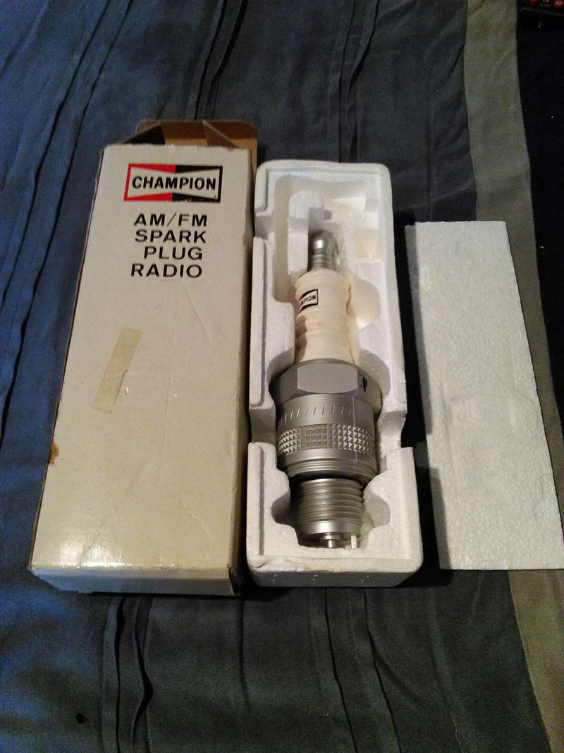 Vintage champion spark plug radio for sale in Brooksville, FL 5miles