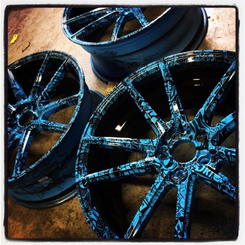20 inch custom hydro dipped rims for sale in Anaheim, CA 5miles Buy and Sell