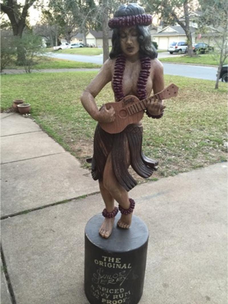 6ft tall Sailor Jerry Hula Girl Statue for sale in Arlington, TX
