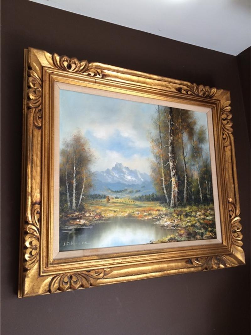 Original Landscape Oil Painting By Josef Fuhrmann for sale in Orland