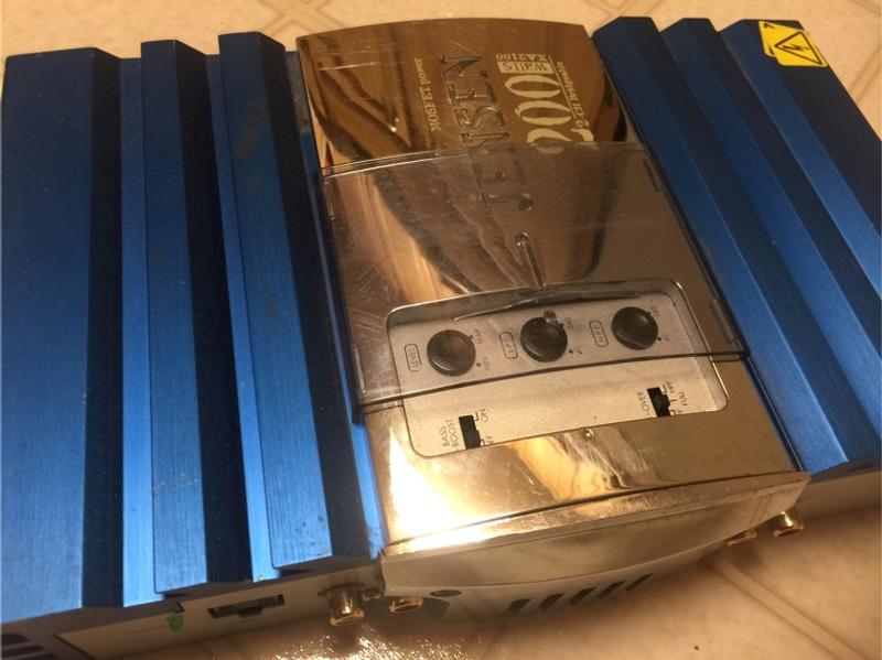 Jensen Model XA2100 200 Watt 2 Channel Bridgeable Car Stereo Amplifier