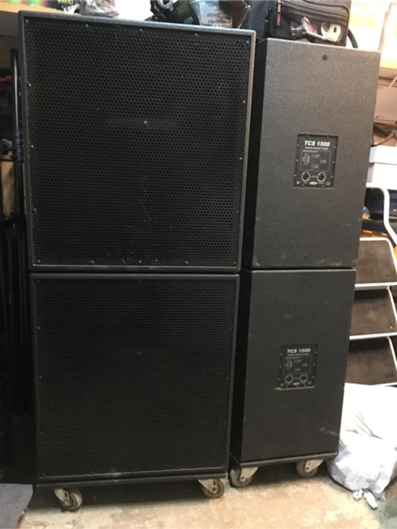 (4) Carvin TCS 1500 Touring Concert Speakers for sale in Long Beach, CA