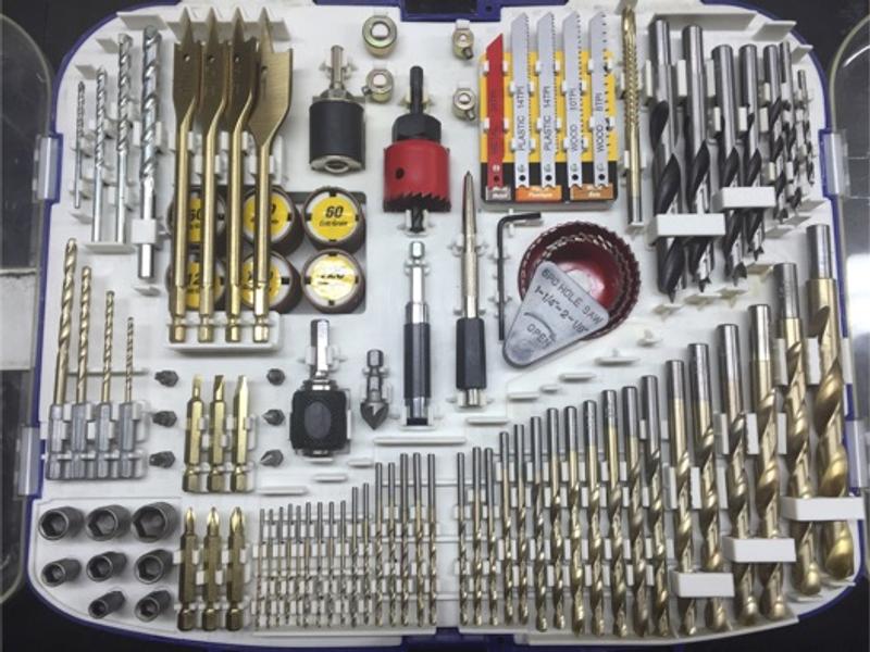 NEW TOOL Mastergrip 100 pcs Zirconium Power Drill Accessory Set for