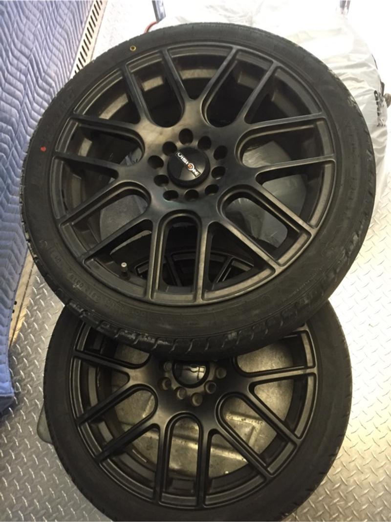 17x7.5 universal vision cross wheels with new tires for sale in