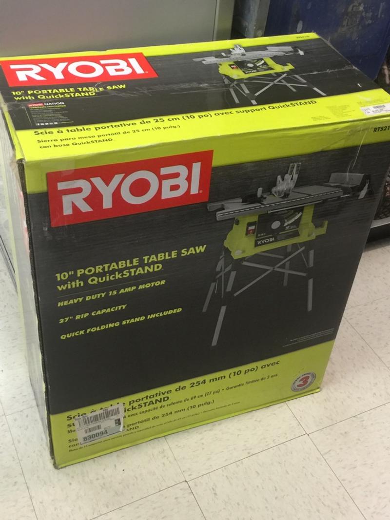 Ryobi RTS21G Table Saw for sale in Bradenton, FL 5miles Buy and Sell