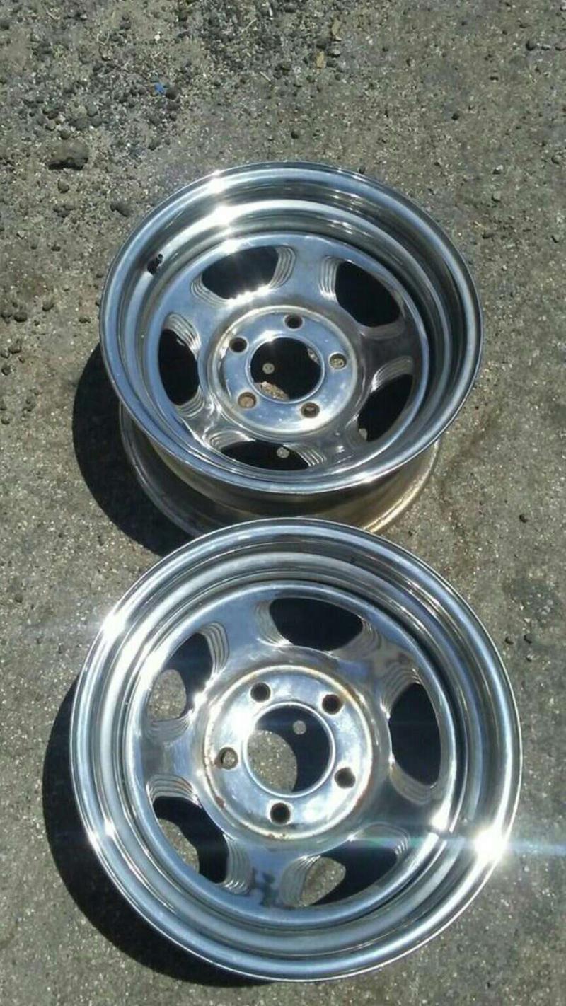 2 15"x 8.0" STEEL RIMS MADE IN USA JJ DOT CT&W for sale in Barnegat