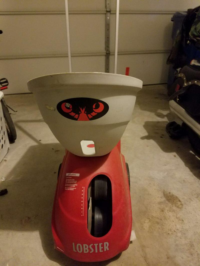 Lobster tennis ball machine for sale in Houston, TX 5miles Buy and Sell