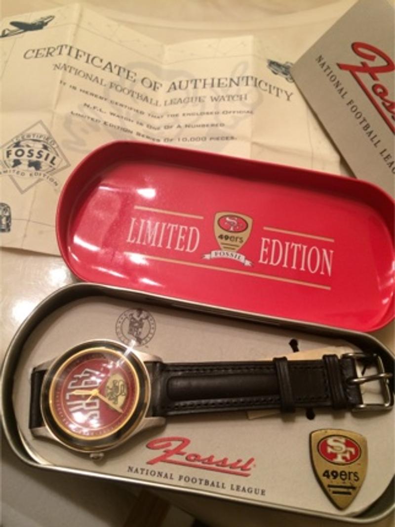 San Francisco 49ers Vintage Fossil 