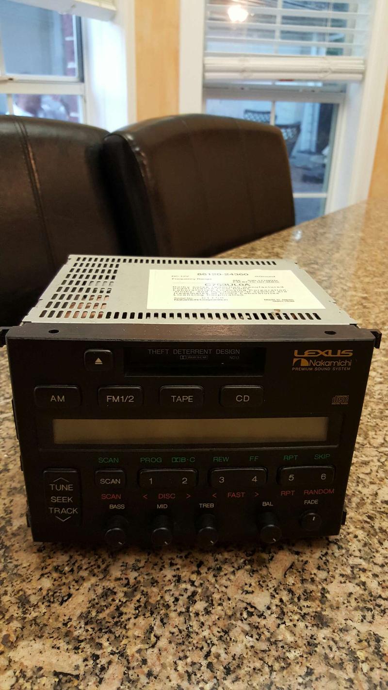 Lexus Oem Nakamichi Premium Sound System Tape Cassette Player For Sale In Houston Tx 5miles Buy And Sell