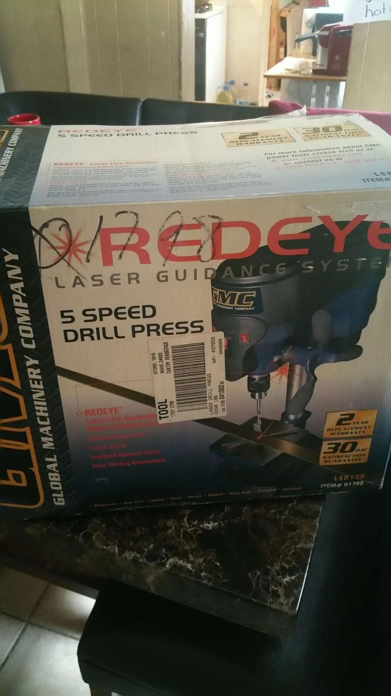 Gmc redeye 5 speed drill press for sale 