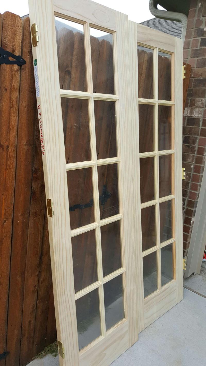 Interior French doors Brand New 48x80 for sale in
