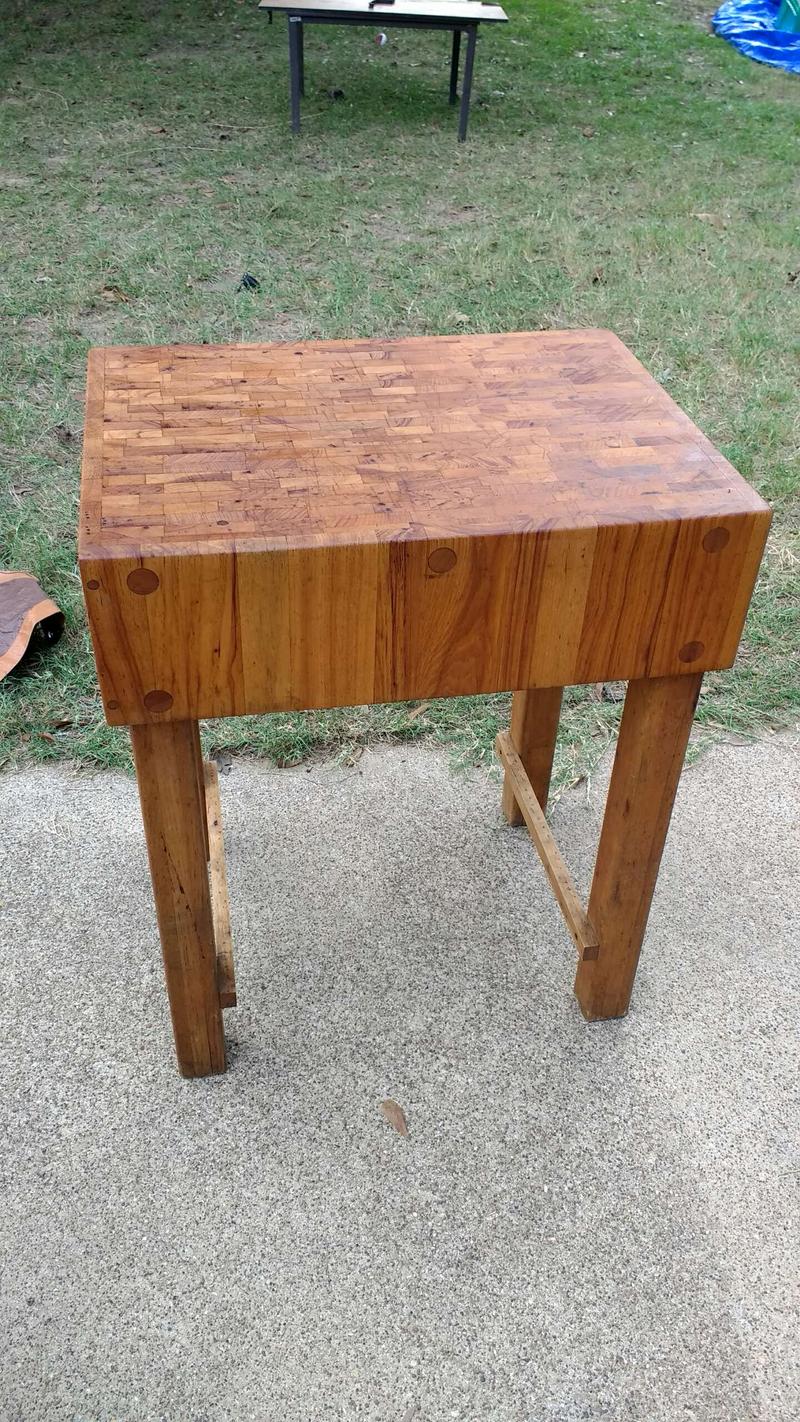 Vintage Kimball Butcher Block Kitchen Island for sale in Athens, TX