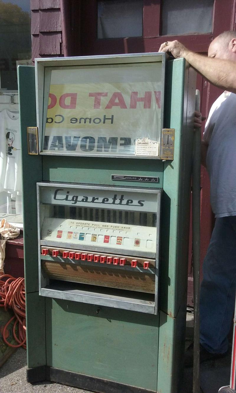 Vintage Seeburg cigarette vending machine. for sale in Lowell, MA