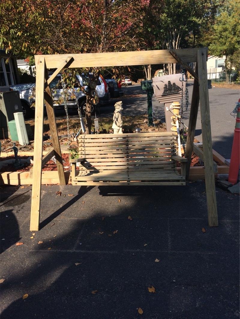 Wooden Swing by Island Furniture by Cox for sale in Marlboro, NJ