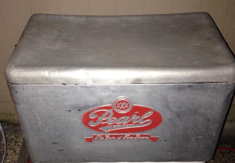 Vintage Pearl Beer Aluminum Ice Chest for sale in Baytown, TX 5miles