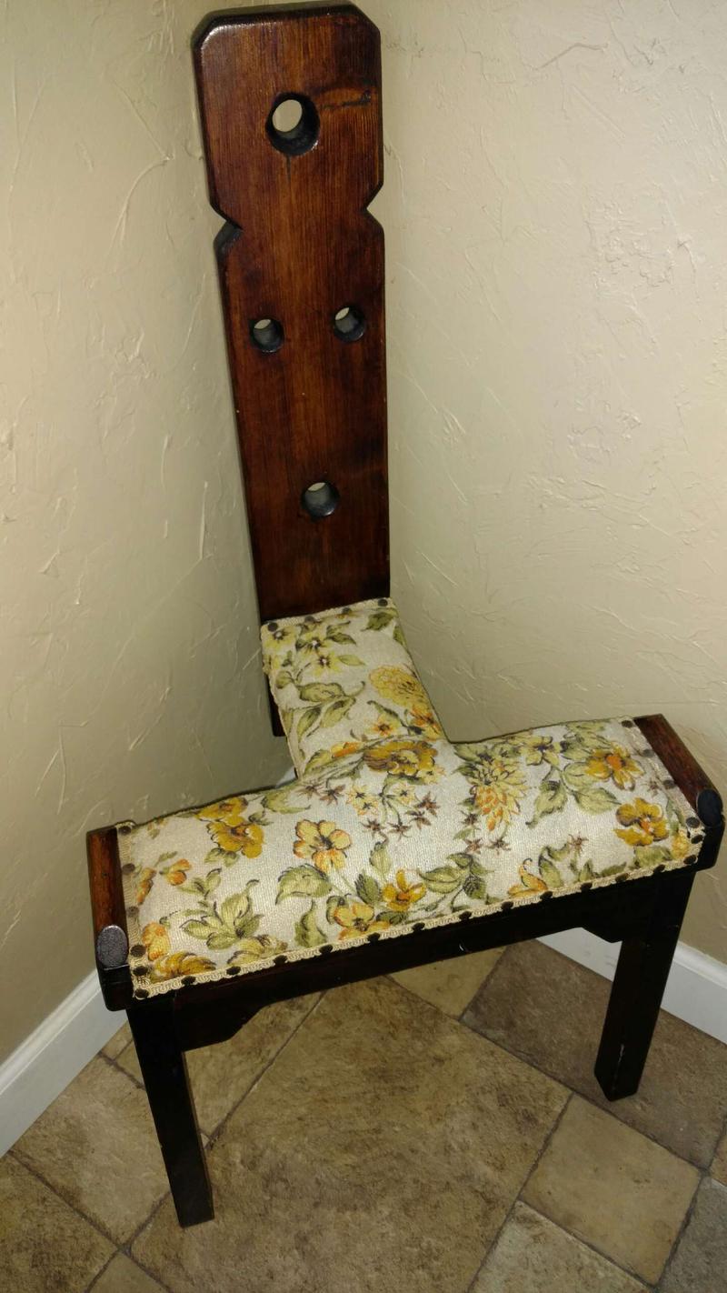 Rare Antique Spanish Birthing Chair for sale in Saint Petersburg, FL