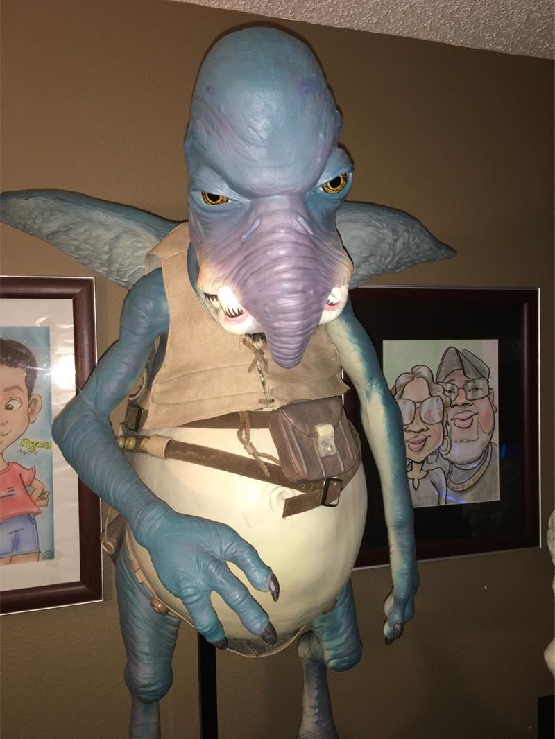 Star Wars life size Watto Pepsi statue with 6' stand for sale in Spring